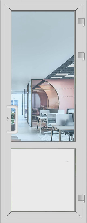 Двери ПВХ 1 створка